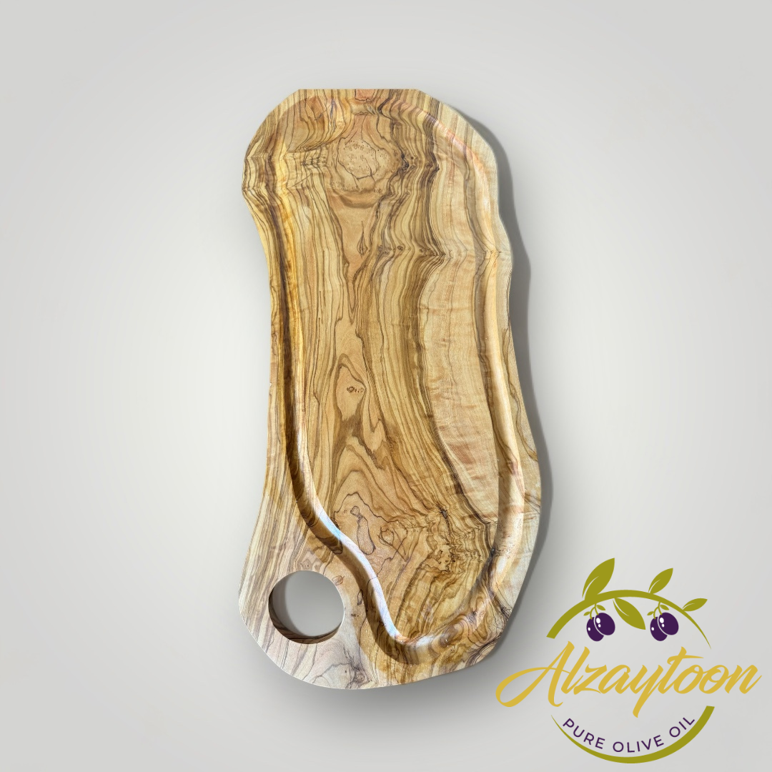 Olivewood Cutting Board With Hole