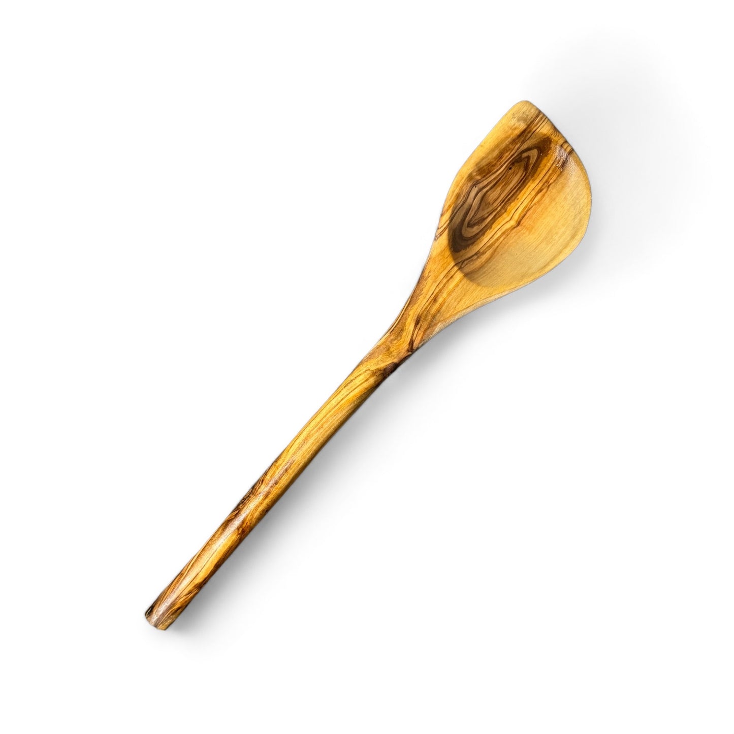 Handmade Olivewood Left Handed Mixing Spoon