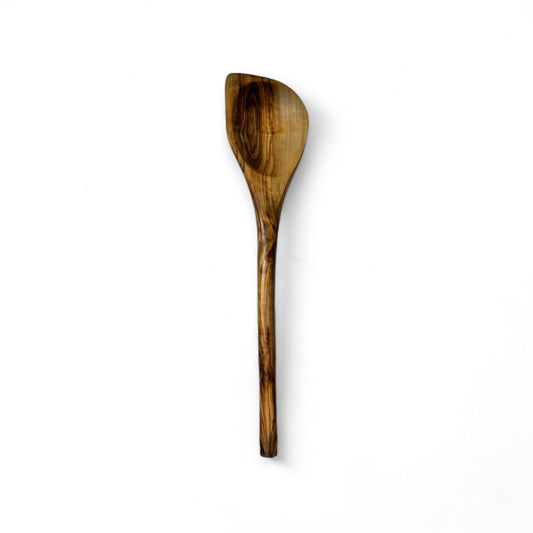 Handmade Olivewood Left Handed Mixing Spoon