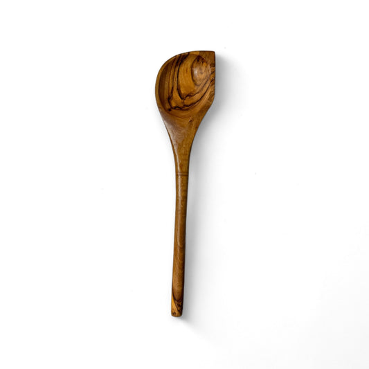 Handmade Olivewood Right Handed Mixing Spoon