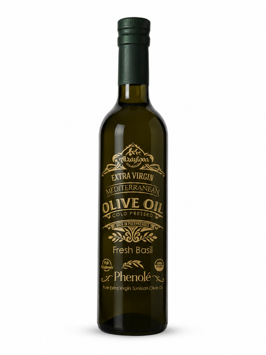 Fresh Basil Infused Extra Virgin Olive Oil