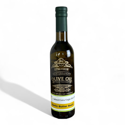 Garlic Butter Basil Infused Olive Oil