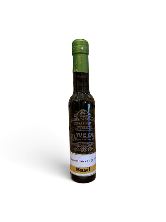 Fresh Basil Infused Extra Virgin Olive Oil