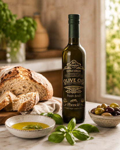 Phenolé Fresh Basil Infused Extra Virgin Olive Oil