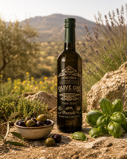 Phenolé Fresh Basil Infused Extra Virgin Olive Oil