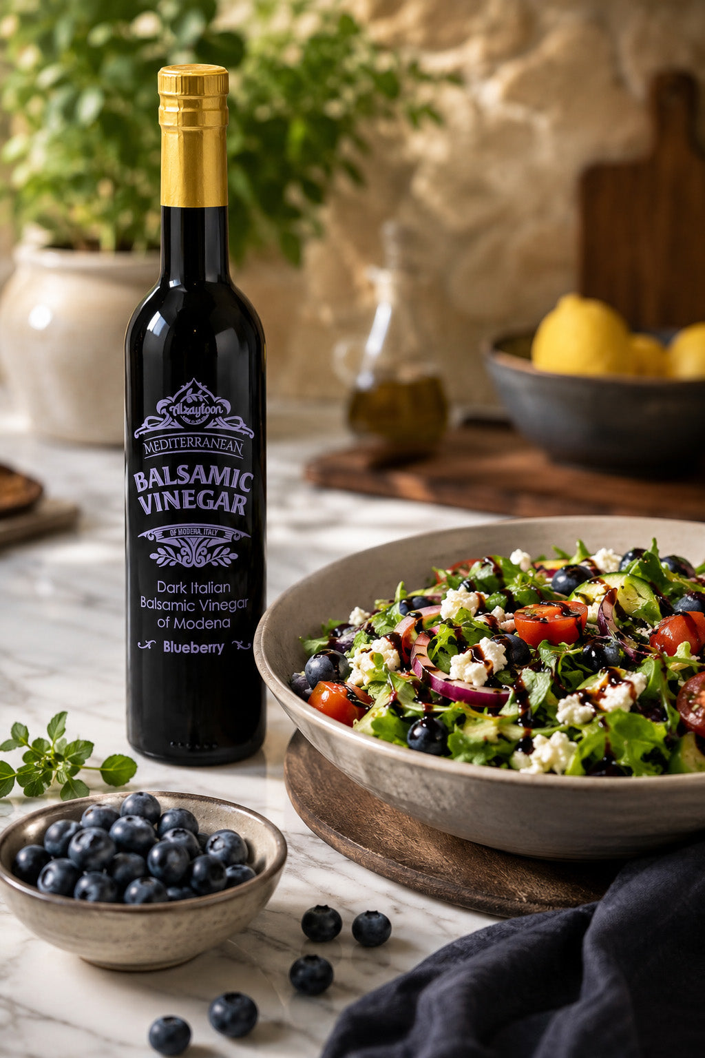 Blueberry Dark Balsamic Vinegar Of Modena