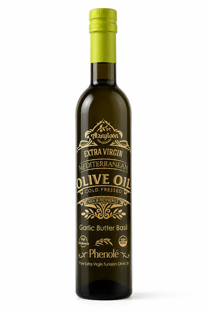 Phenolé Garlic Butter Basil Infused Olive Oil