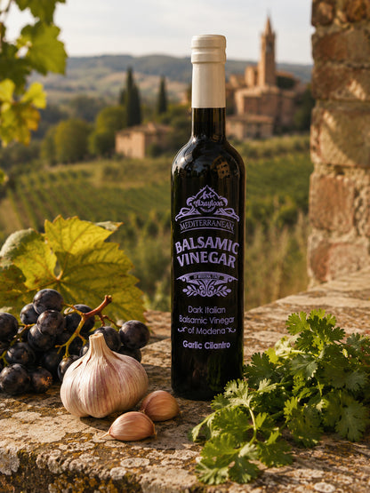 Garlic Cilantro Dark Balsamic Vinegar Of Modena