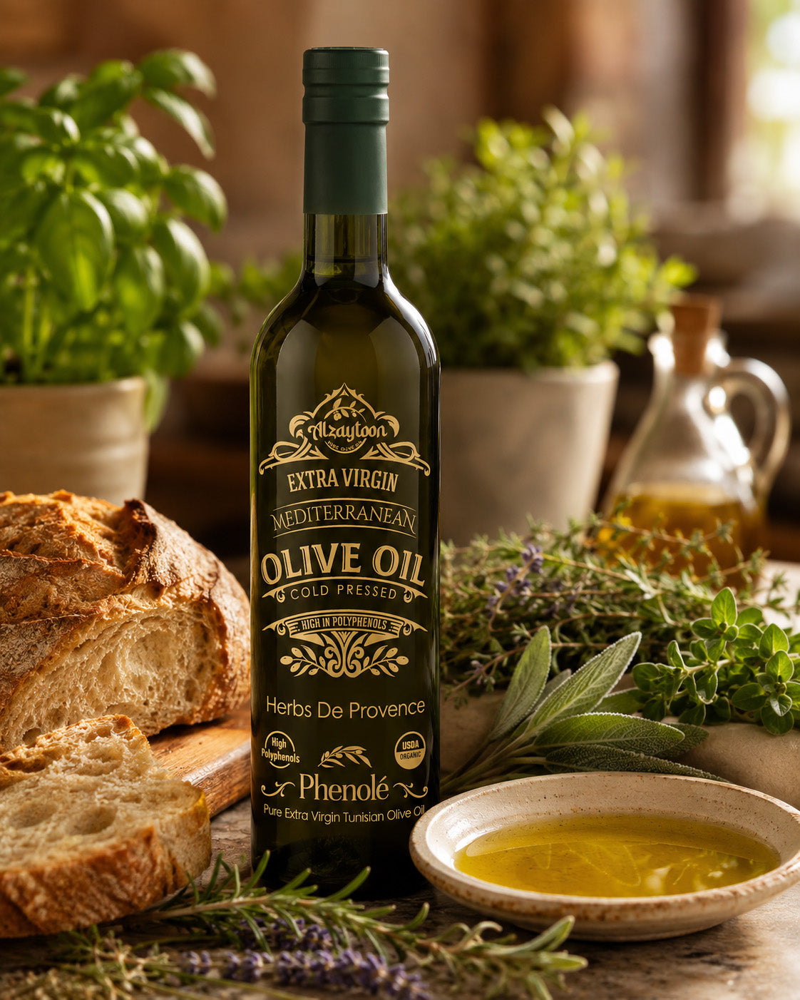 Phenolé Herbs De Provence Infused Extra Virgin Olive Oil