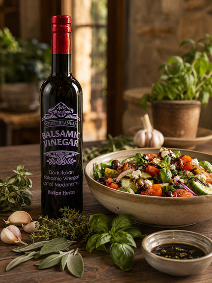 Italian Herbs Dark Balsamic Vinegar Of Modena
