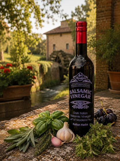 Italian Herbs Dark Balsamic Vinegar Of Modena