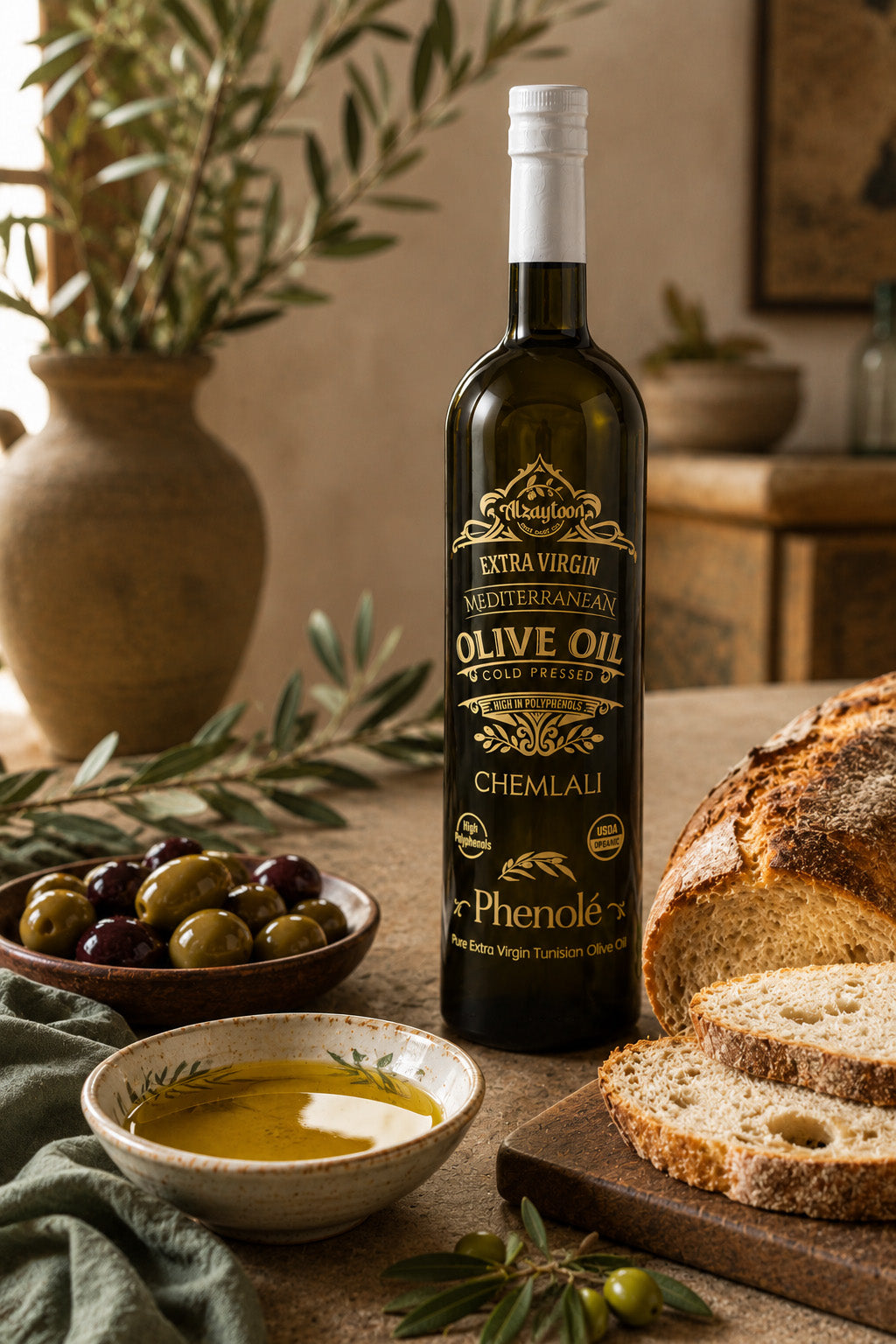 Phenolé Chemlali Extra Virgin Olive Oil – Alzaytoon