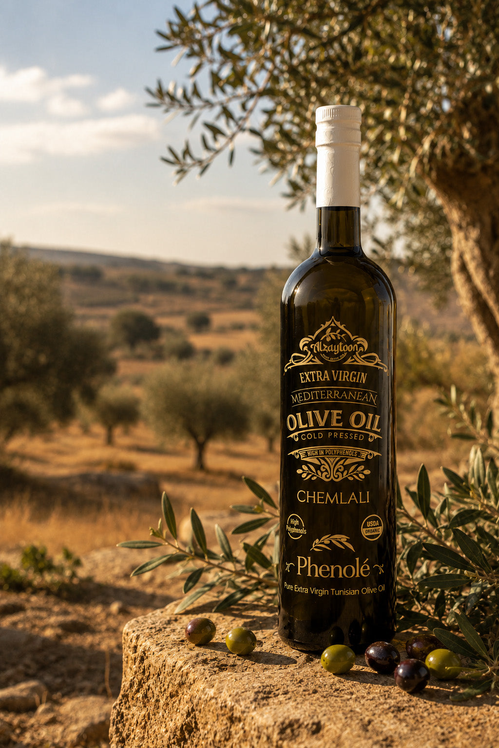Phenolé Chemlali Extra Virgin Olive Oil – Alzaytoon